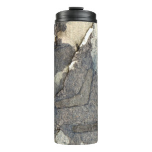 grey-blue background watercolor 2 thermal tumbler