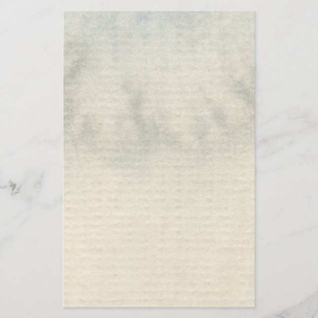 grey-blue background watercolor 6 stationery (Front)