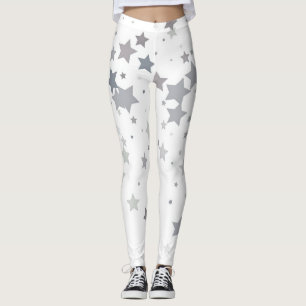 Grey blue lucky star lumbar pillow leggings