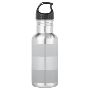 Grey Blue Stripes 532 Ml Water Bottle