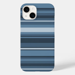 Grey-blue stripes Case-Mate iPhone case