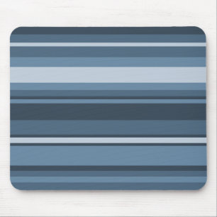 Grey-blue stripes mouse mat