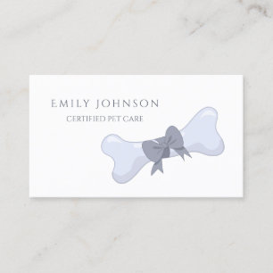 Grey Bone Pet Care Business Card