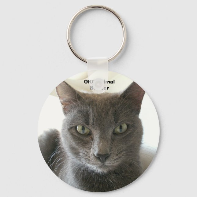 Grey Boy Key Ring (Front)