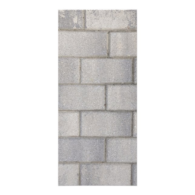 Grey Brick Cement Sidewalk  Rack Card (Front)
