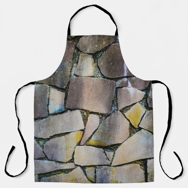 Grey brick wall apron (Front)