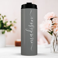 Grey Bridesmaid Stylish Signature Script Name