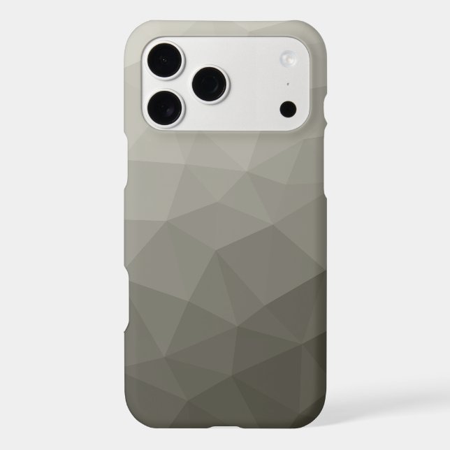Grey brown light army gradient geometric mesh (Back)