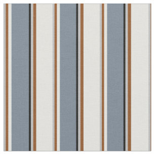 Grey, Brown, Light Cyan, Slate Gray, and Black Fabric