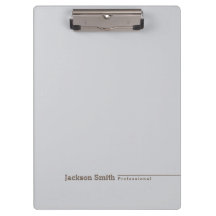 Grey brown modern minimalist personalised name