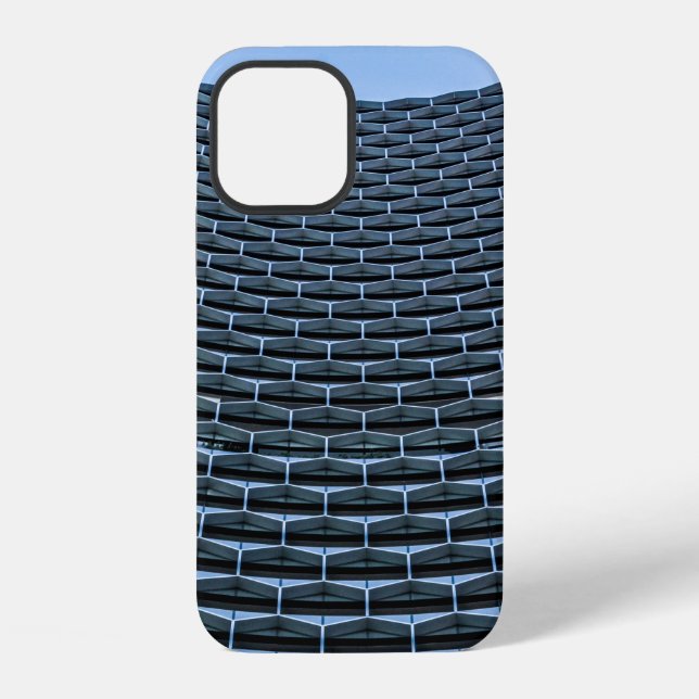 Grey building under clear blue sky iPhone case (Back)