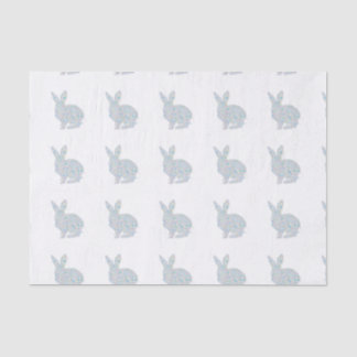 Grey bunny  tissue paper