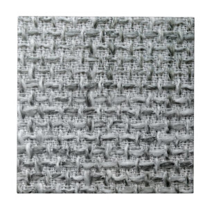 Grey Burlap Tile