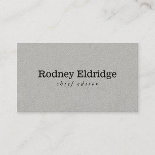 Grey Business Card