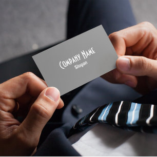 Grey Business Card