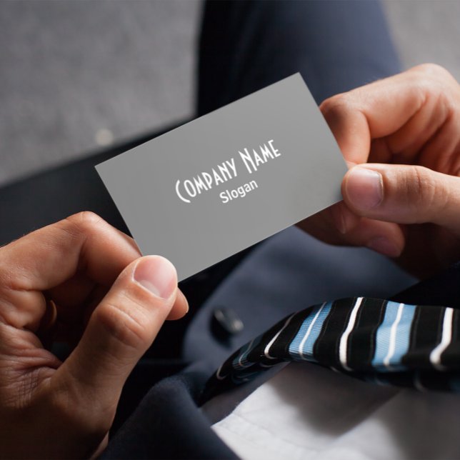 Grey Business Card (Creator Uploaded)