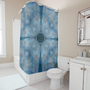 Grey Butterflies Shower Curtain