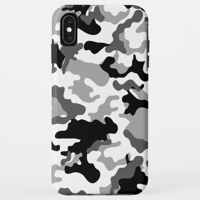 Grey Camo Case-Mate iPhone Case (Back)