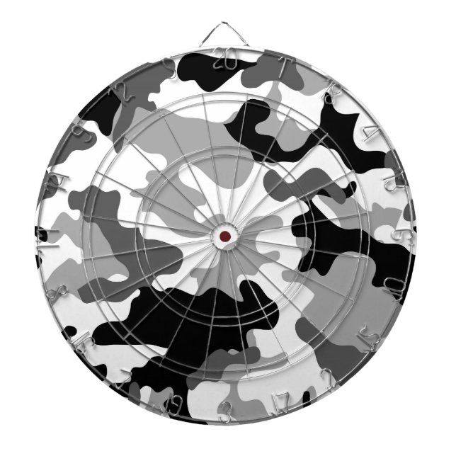 Grey Camo Dartboard (Front)