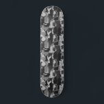 Grey Camouflage Cats Pattern Grey Kitty Cats Camo Skateboard<br><div class="desc">Cat Lover's Skateboard. Grey camouflage pattern with cute,  funny and cool cats and kittens. Visit Jenn’s Doodle World for even more products with this original cats design,  as well as more pet themed gifts.</div>