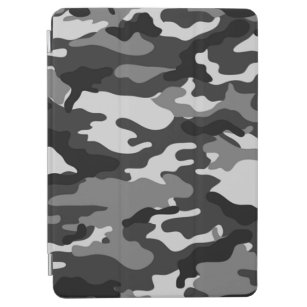 Grey Camouflage Pattern iPad Air Cover