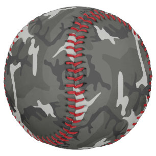 Grey Camouflage Pattern, Military Pattern, Army Softball