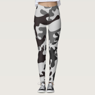 grey camouflage woman´s leggings ,sport leggings