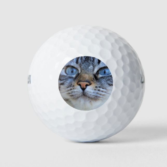 Grey Cat Golf Balls (Front)