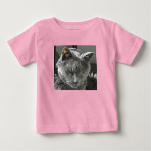 Grey Cat Infant Creeper Onsie