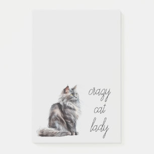 Grey Cat Post-it Notes