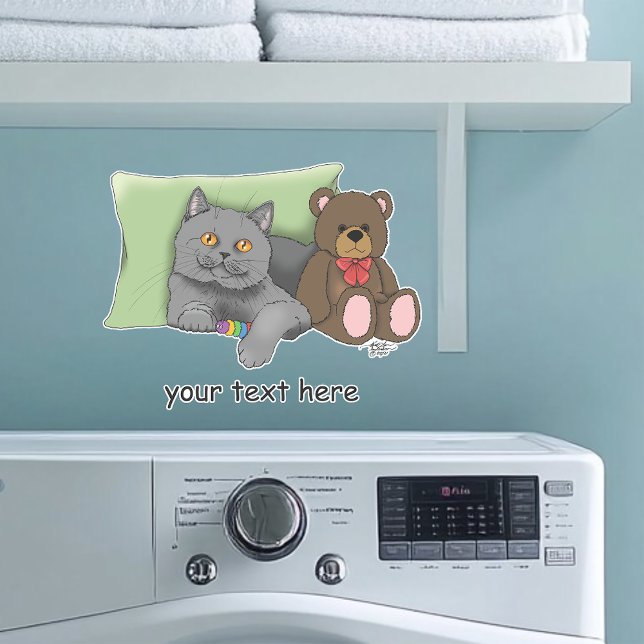 Grey Cat Teddy Bear (Creator Uploaded)
