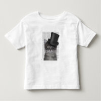 Grey Cat with Top Hat