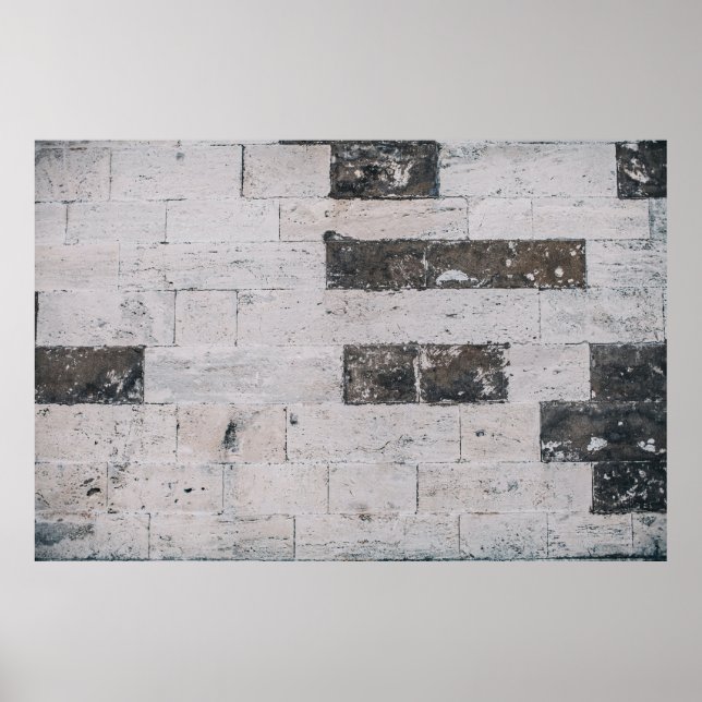 Grey cement wall poster (Front)