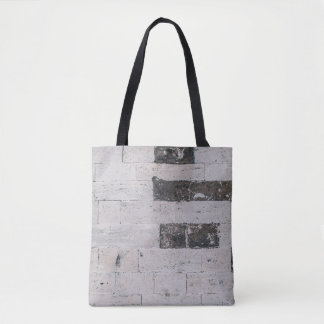 Grey cement wall tote bag