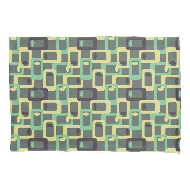 Grey Chain Link  Pillowcase (Front)