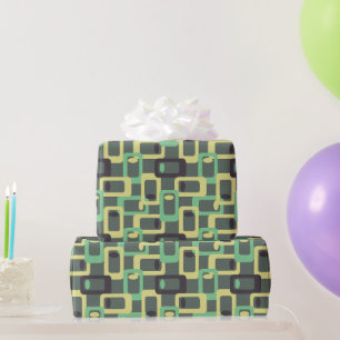 Grey Chain Link  Wrapping Paper