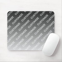 Grey (changeable colour) Ombre & Text Pattern