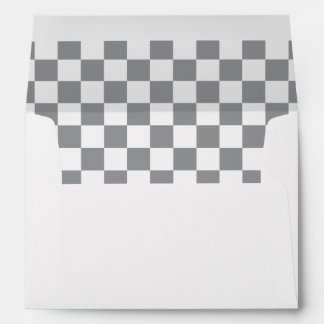 Grey Chequerboard Envelope