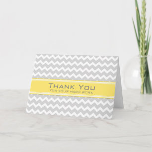 Grey Chevron Administrative Professionals Day Card