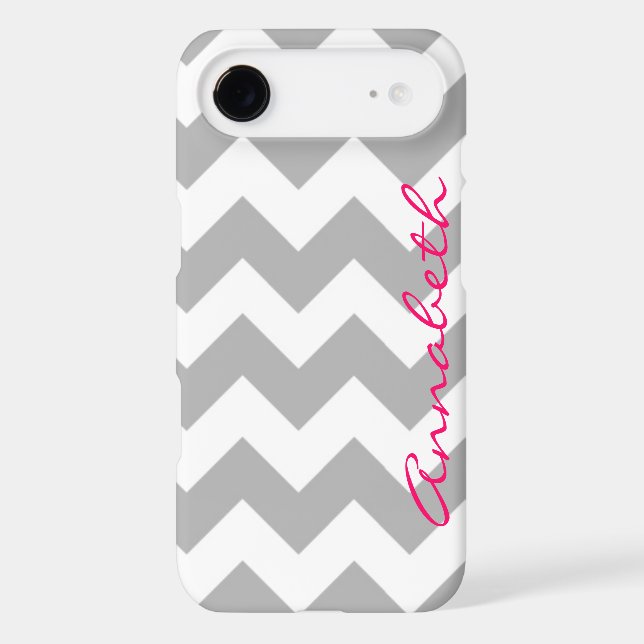 Grey Chevron iPhone 4/4s Case Mate (Back)