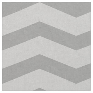 Grey chevron zig zag pattern textile fabric