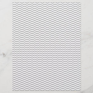 Grey Chevron/Zig Zag Scrapbook Paper