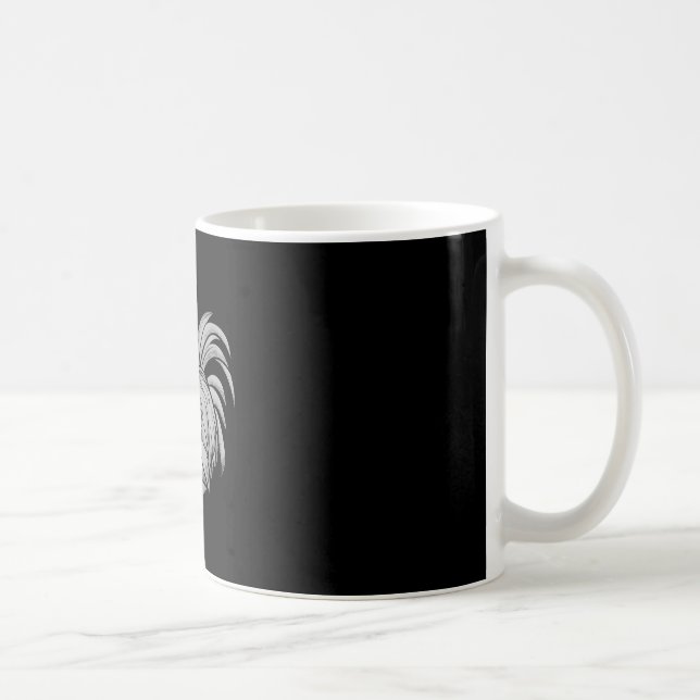Grey Chicken, Faucet, Rooster  Coffee Mug (Right)