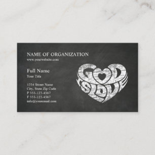 Grey Christian Church Pastor   Religious Ministry Appointment Card
