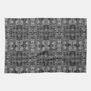 Grey City Pattern Kitchen Towel