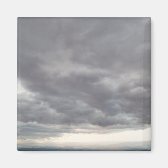 Grey Clouds Magnet (Front)