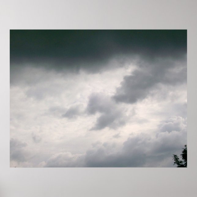 Grey Clouds Poster (Front)