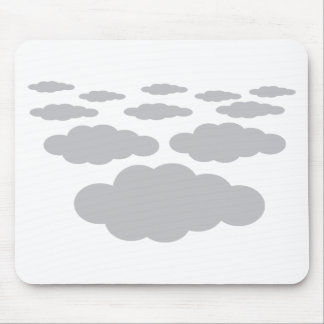 grey clouds weather mouse mat
