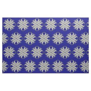Grey Clover Ribbon by Kenneth Yoncich Fabric