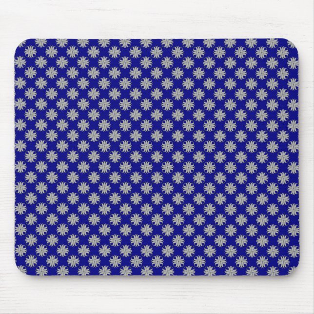 Grey Clover Ribbon by Kenneth Yoncich Mouse Mat (Front)